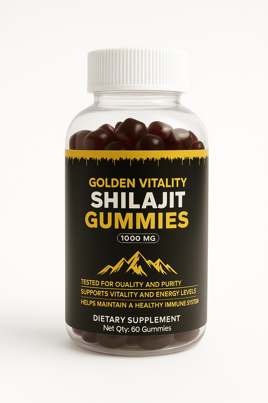 GOLDEN VITALITY SHILAJIT GUMMIES X60 UND